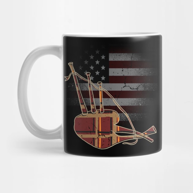 BAGPIPE AMERICA by Tee Trends